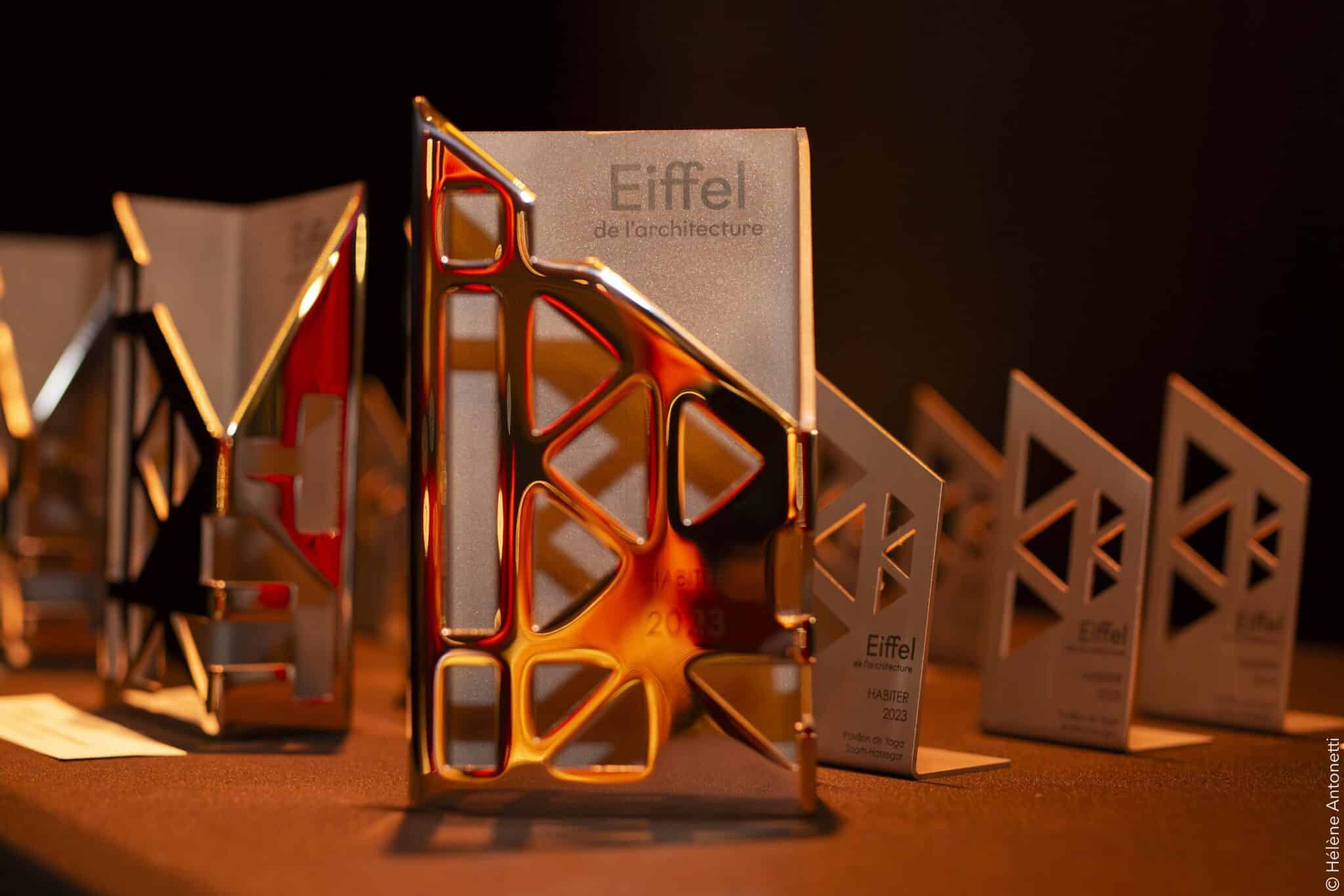 2023 - Ligne architecture - Lauréats du prix Eiffel - Catégorie "Habiter" - Trophée